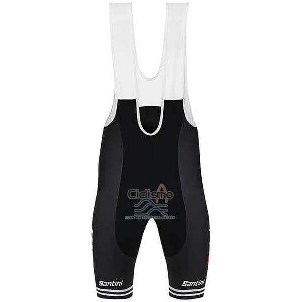 Trek Segafrojoo Ropa Ciclismo Culotte Corto 2019 Mangas Cortas Blanco Rojo